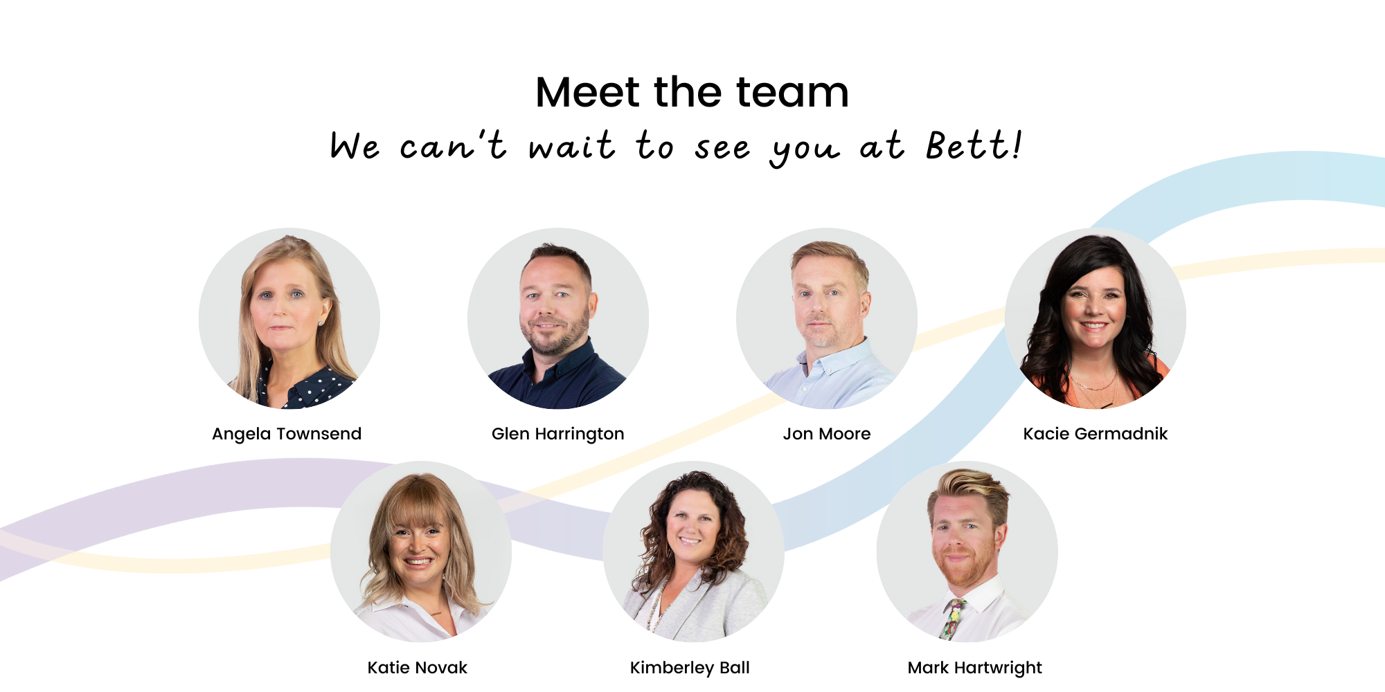 An image showing the team members that are coming to BETT 2023