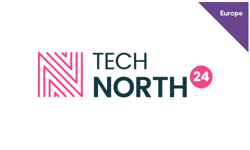 Image showcasing details for Tech North 2024, including the event dates and venue.