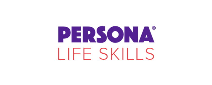 Persona Life Skills logo in purple text.