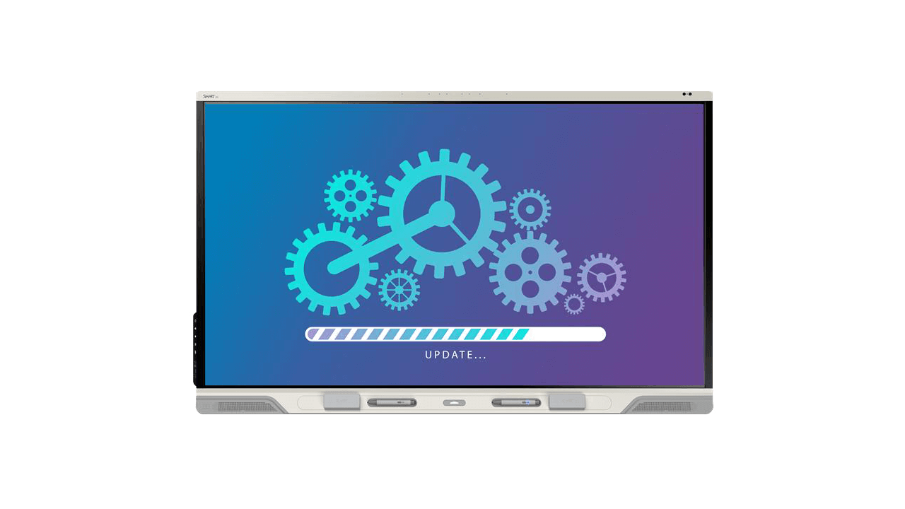 RX SMART Board with update progress bar