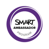 An image of a badge with the words 'SMART Ambassador Program'.