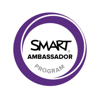 An image of a badge with the words 'SMART Ambassador Program'.