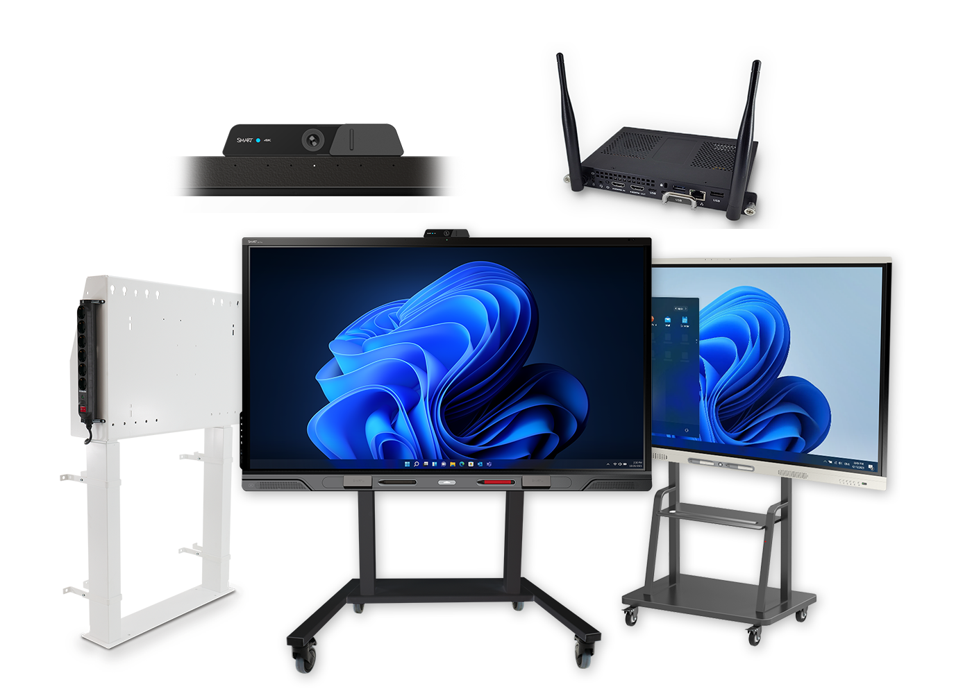 SMART board Solutions, Mobile Stand , OPS and Cameras