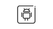  Icon symbolizing the Android operating system, recognized by the familiar green robot logo.