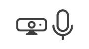 Camera and Mic icon