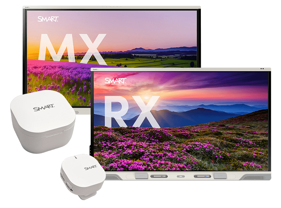 RX series and MX series SMART Board with SoundLift microphone