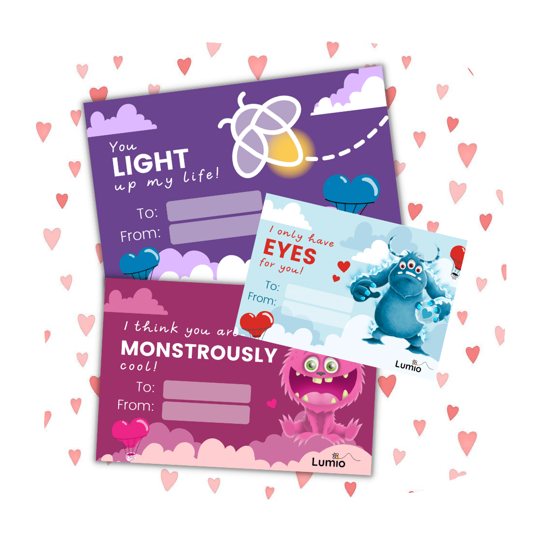 Preview of Lumio Valentines day cards and activities. 