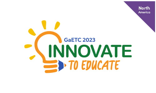 Image showcasing details for Georgia Educational Technology Conference, including the event dates (November 1 - 3, 2023) and venue (Atlanta, GR).