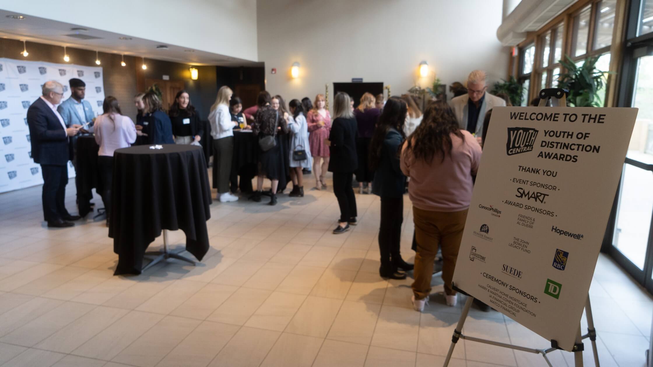 Attendees connecting at the Youth Distiction Awards 2023.