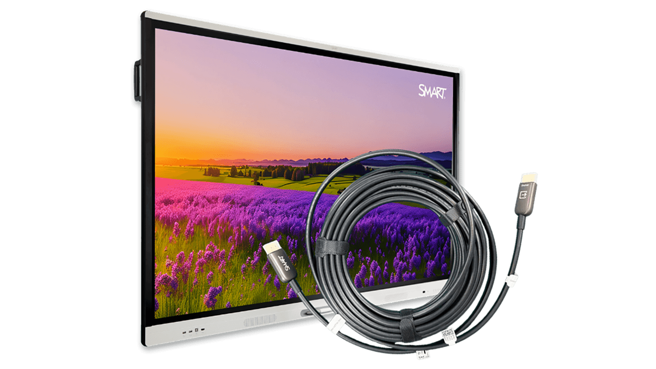 SMART Board display with SMART HDMI cable