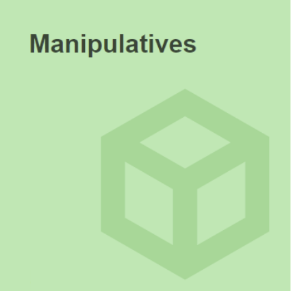 Green manipulatives graphic