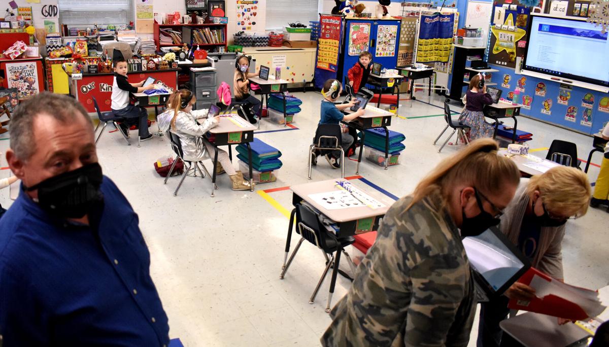 Photo of a Coeburn Primary School classroom