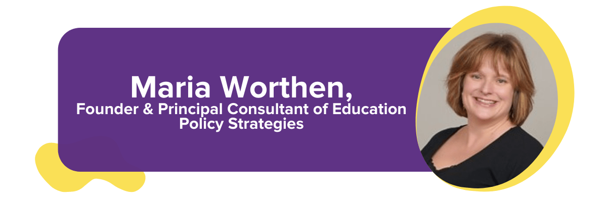 Maria Worthen name card