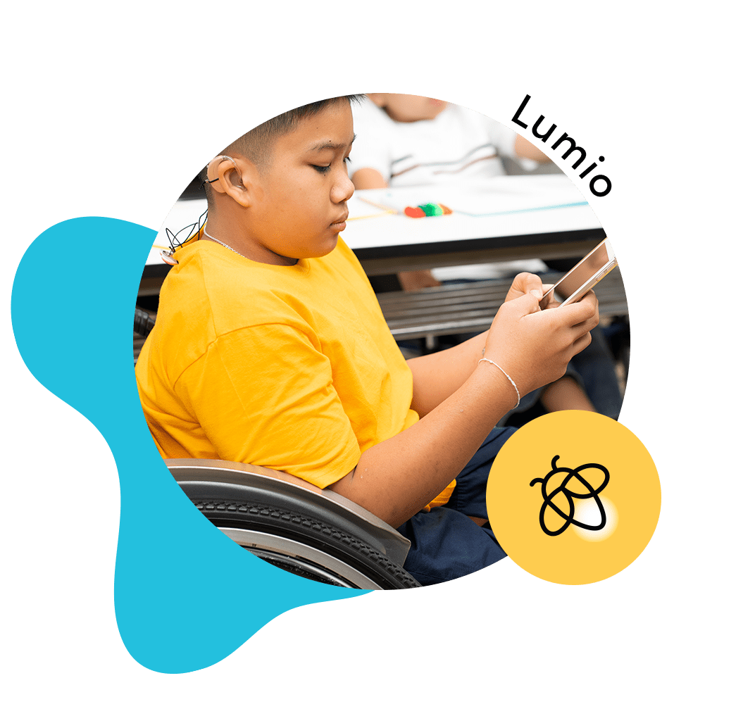 Lumio product with a child