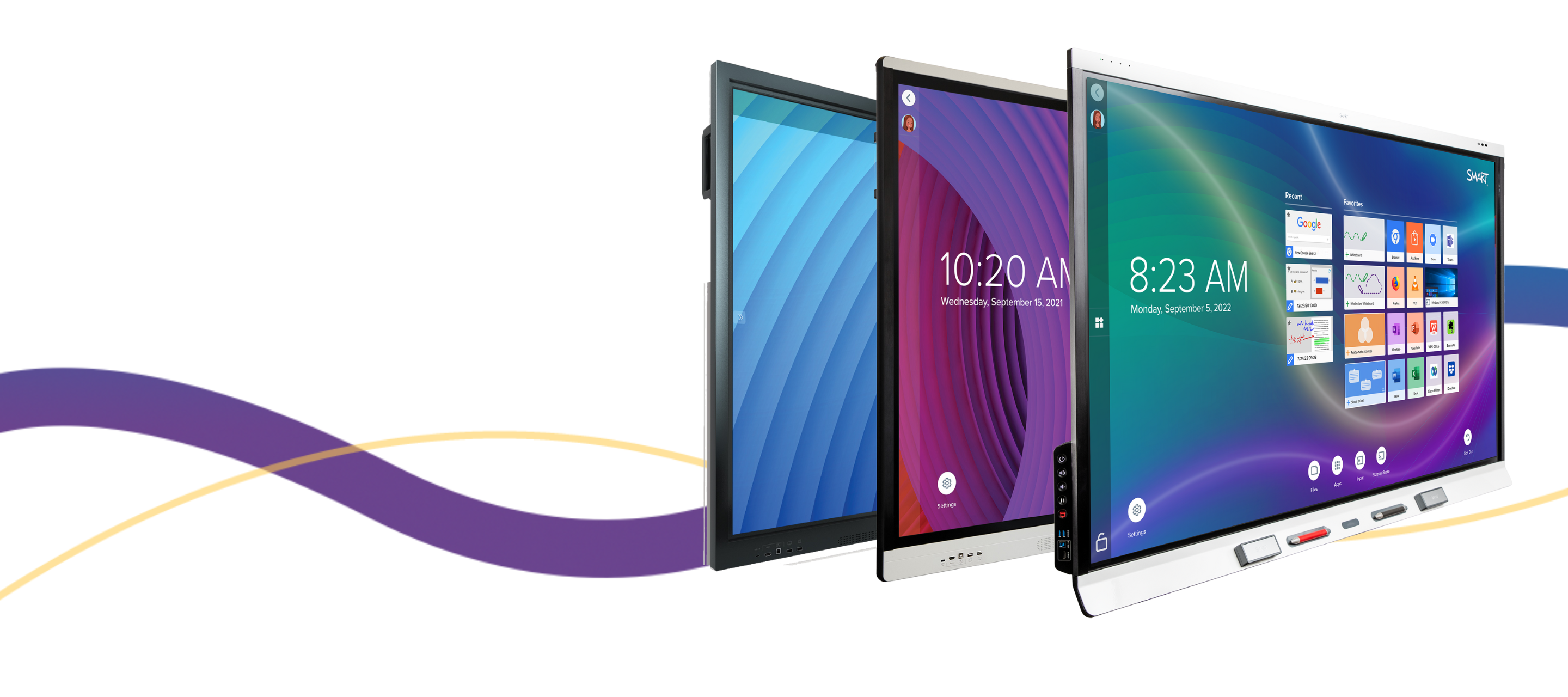 SMART Lineup of interactive displays with Android 11 and iQ 3.12
