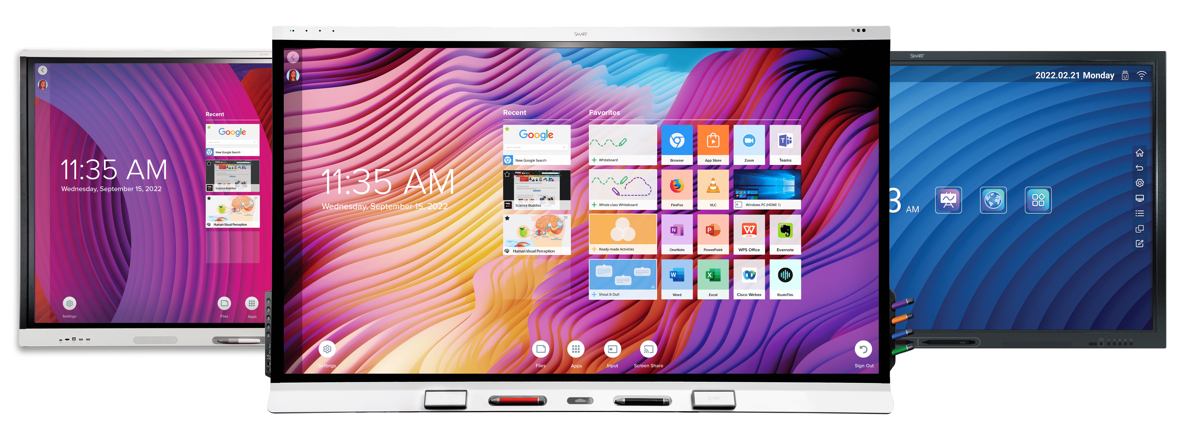 SMART iQ-powered display options are shown in anticipation of new releases this summer.