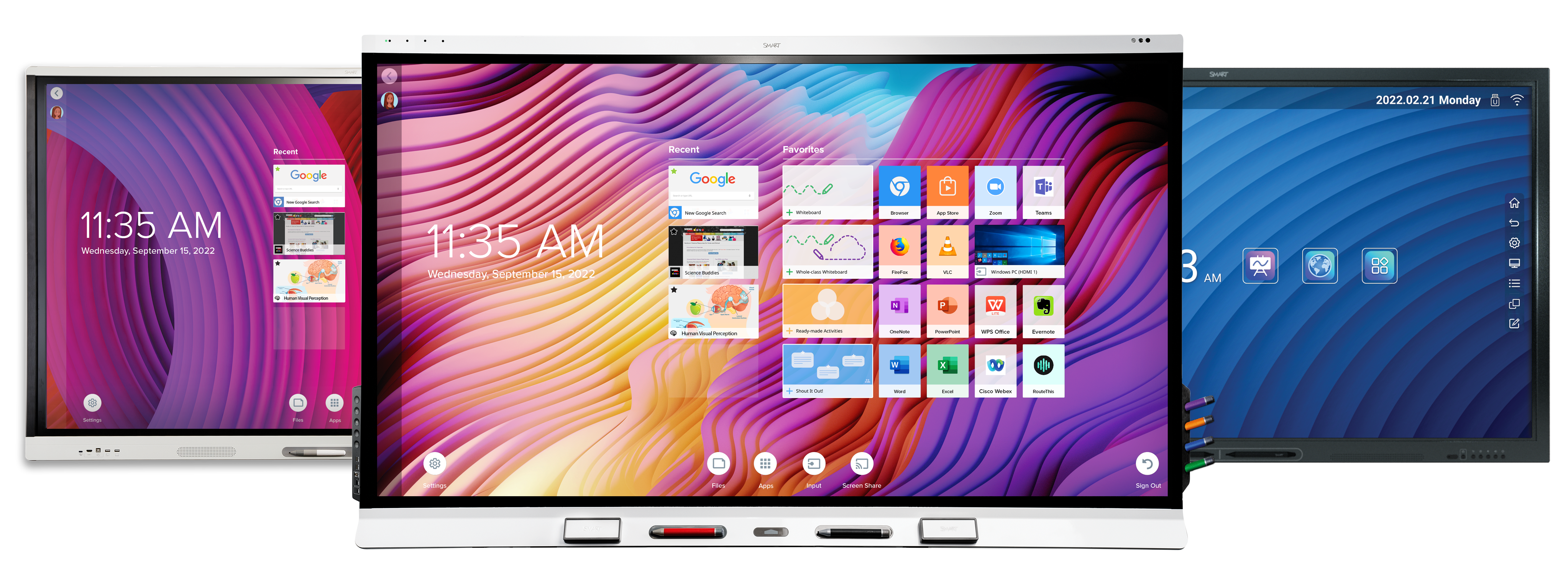SMART iQ-powered display options are shown in anticipation of new releases this summer.