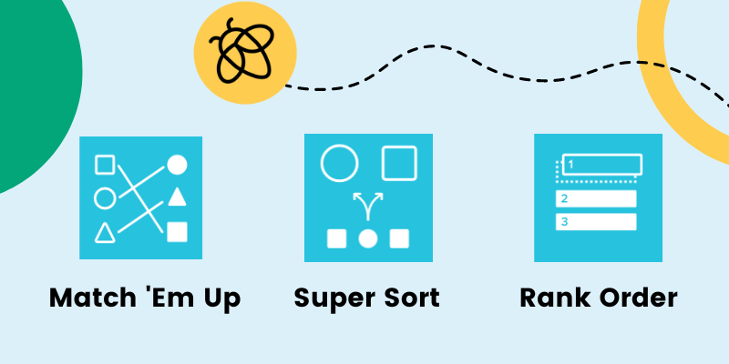 Lumio activities - match, sort, and rank 