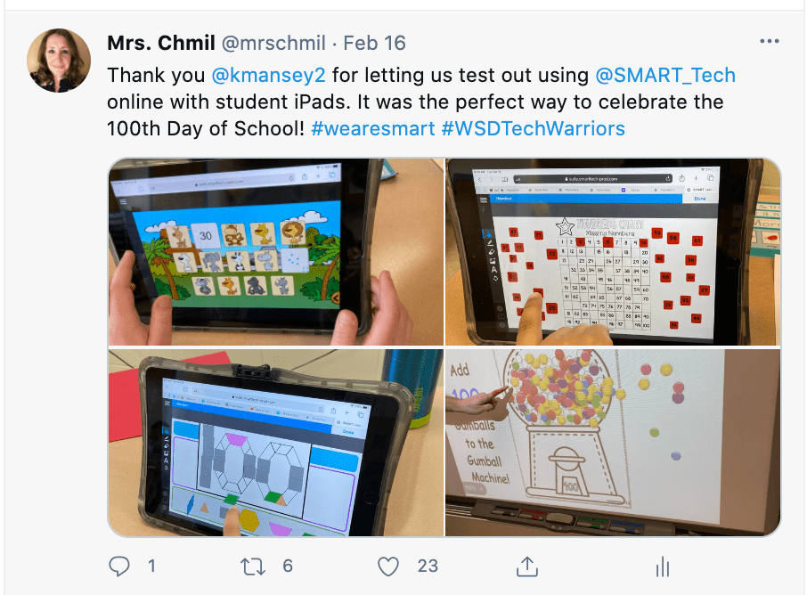 Twitter SMART Tech post screenshot