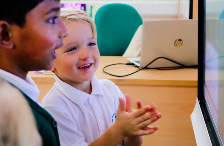 Young children learning