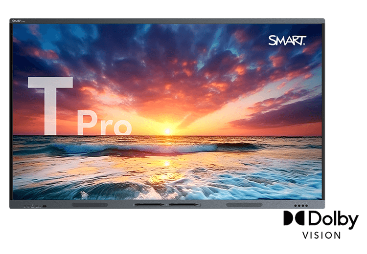 SMART Board serie T Pro con logo Dolby Vision