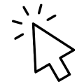 Icon of a mouse pointer