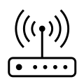 Icon of a wireless router