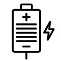 Icon representing a supercapacitor