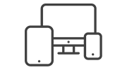 &quot;Graphic icon representing multiple devices.