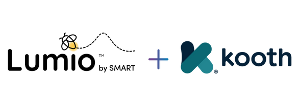 Lumio by SMART + Kooth logos