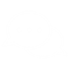 Two overlapping white chat bubbles, indicating a conversation or messaging.